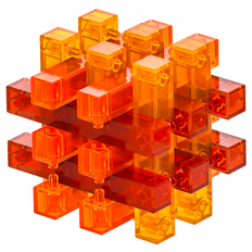 QiYi KML The 18 Arhats Puzzle Transparent Orange - Difficulty Level 4