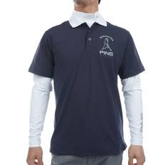 Layered Twin Set Quick UV Golf 3L [Ping Apparel] Men's (Water Absorbent, Drying, Protection) / / 621-5160205 120_Navy