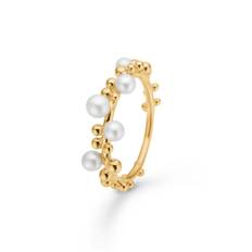 Mads Z 14 kt. Bubbles n' Pearls m. Perler Ring 1543166