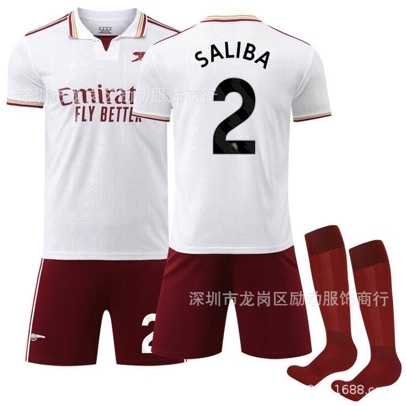 2526 Saliba Nej. 2 Arsenal Borta Tröja