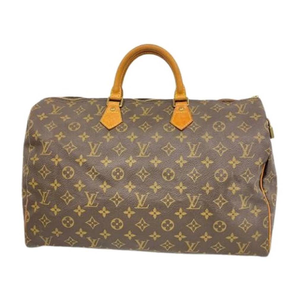 Louis Vuitton Vintage Pre-owned Vintage Canvas Håndtaske - Vintage - Dame - Brun - ONE SIZE -