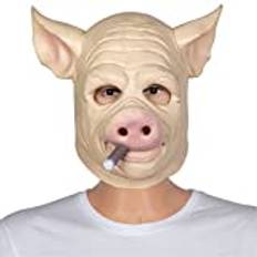 WLLLTY Halloween mask gris mask halloween djur latex masker cosplay fin klänning fest rekvisita dominerande huvudbonader