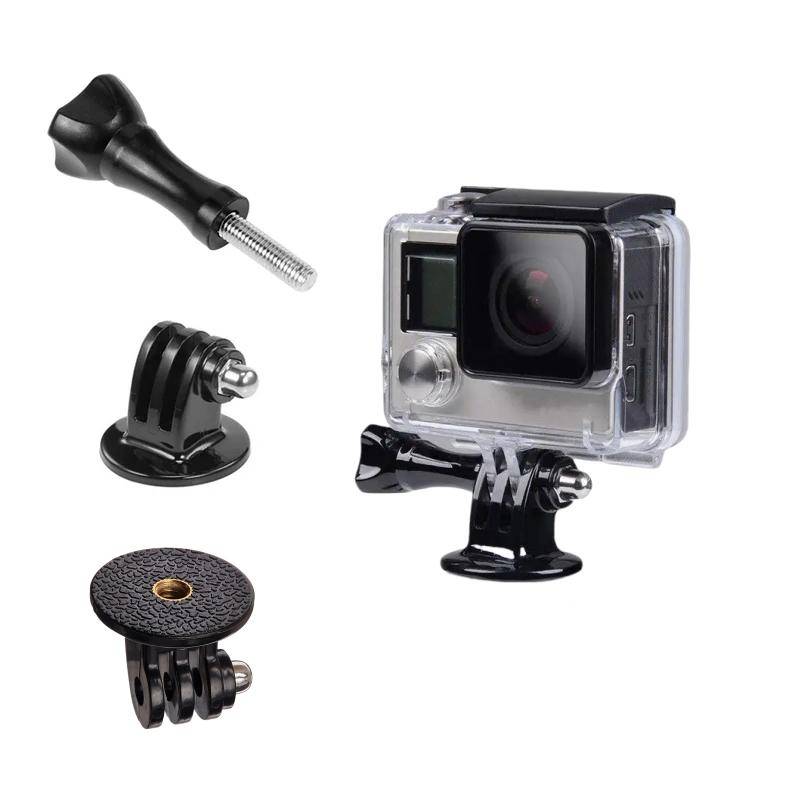 Tillbehörskit för Actionkamera Tillbehör Snabbfäste Stativfäste för Gopro Hero 12 11 10 9 8 7 6 5 4 3 Svart Set