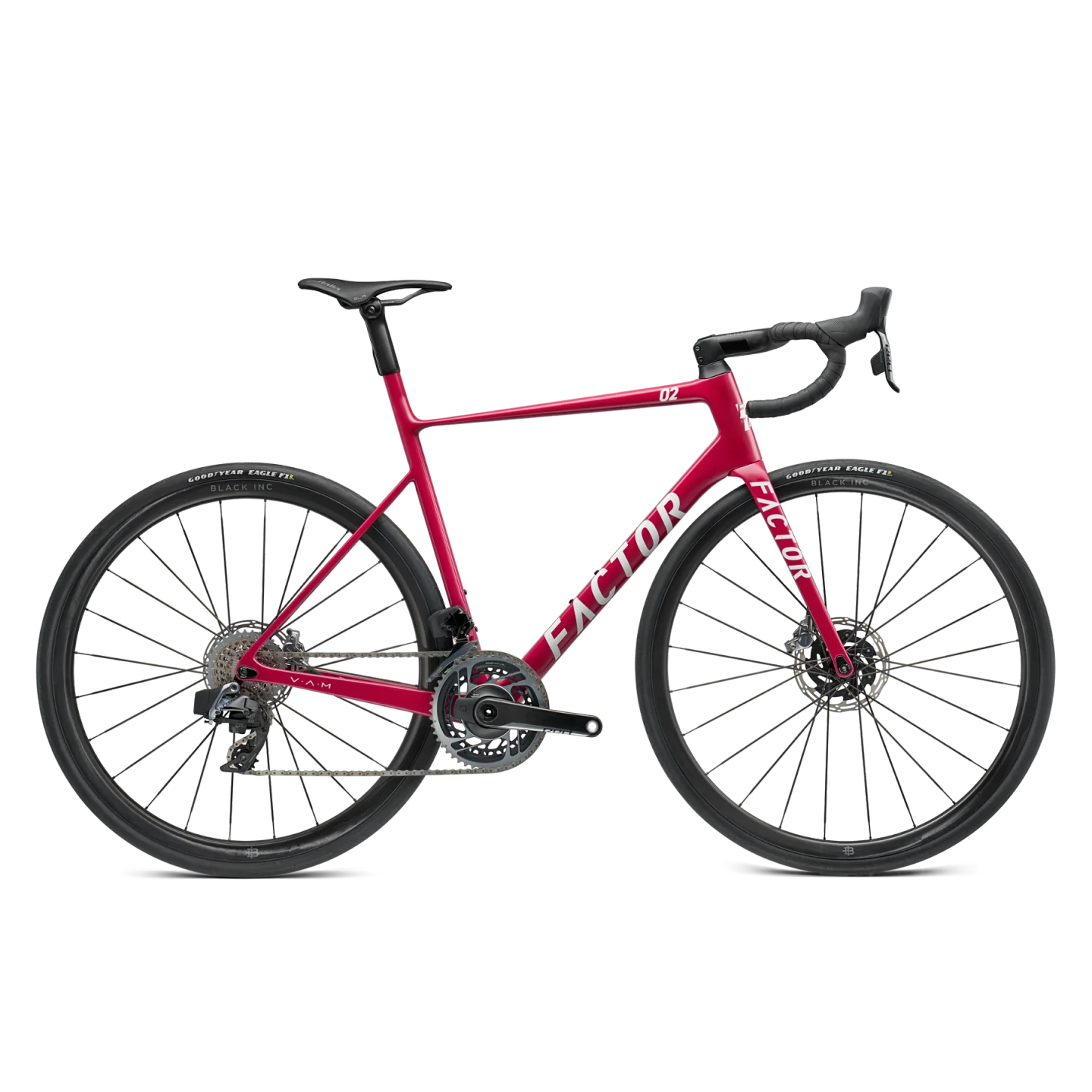 Factor O2 V.A.M Integrated Frameset 2026 - 064 / 58 / Red Velvet (58)