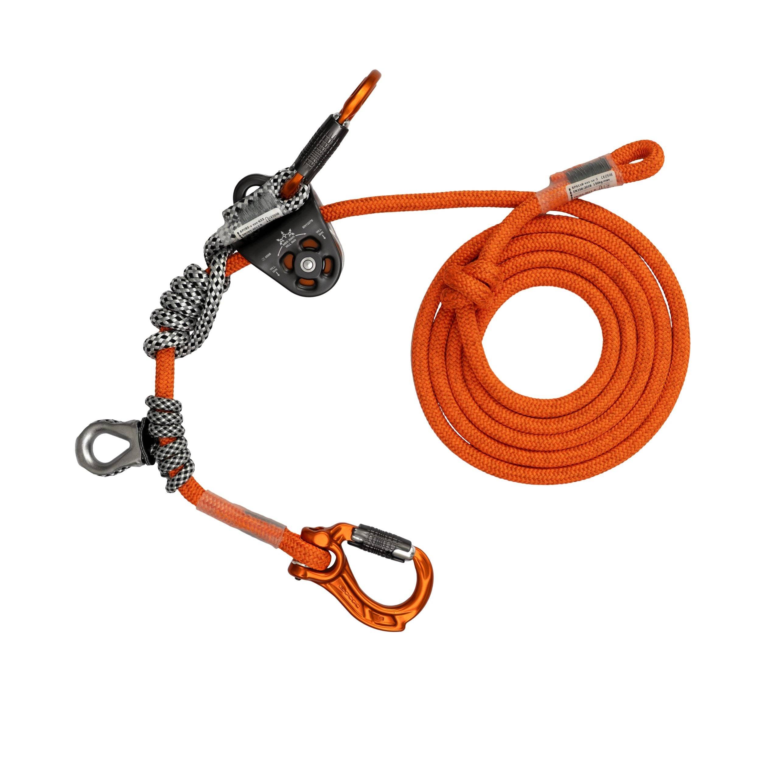 DMM Nomad+ Lanyard 11.8mm (Orange med Director) - 5 meter