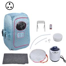 1000W Home Steam Sauna Kit Portable Sauna Box with 1?9 Gears Temperature Setting for Health Care