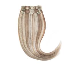 Rapunzel of Sweden Classic Clip-ins Straight / Light Volume / 3 pieces Mix 30 cm M7.3/10.8 Cendre Ash Blonde