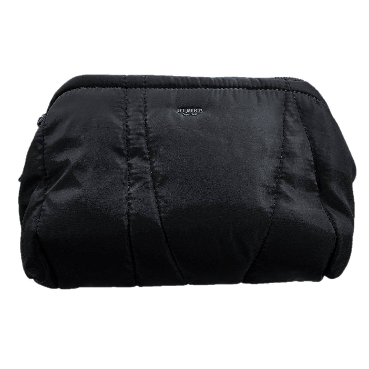 Ulrika Quilt Toilettaske Mellem Sort