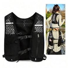 Running Vest, Small Hydration Vest(Only Backpack) Lightweight, Breathable And Sweatproof Running Backpack, Adjustable Running Hydration Vest For Trail - Black