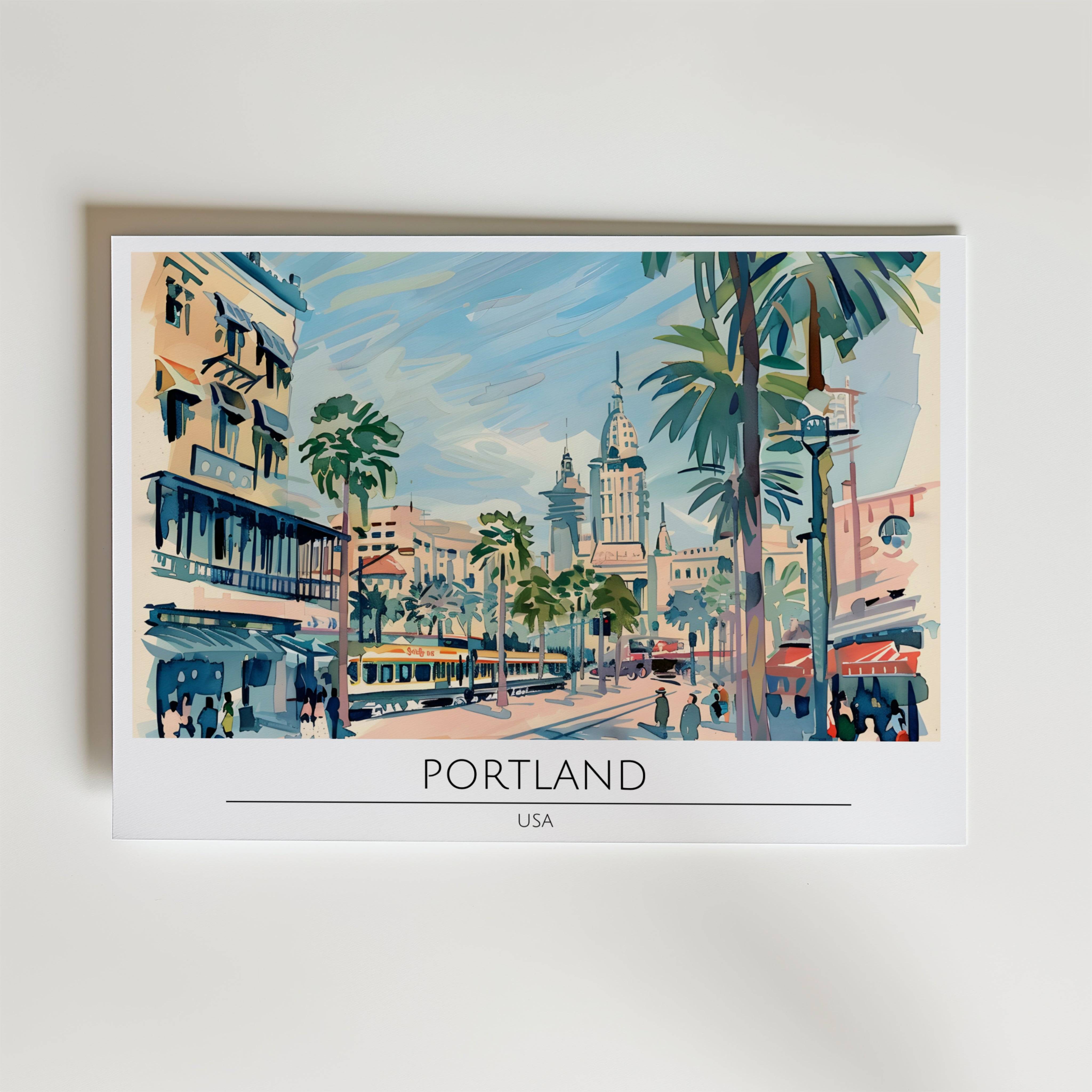 Portland Poster - Premium Canvas 50x70 cm