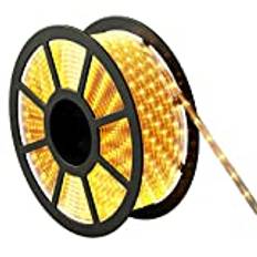 GOPLUS 20 m ljusslang utomhus, LED-ljusslang varm vit med 720 lysdioder, LED-remsa 15 000 timmar, vattentät, ljusslinga, ljusslang för utomhus- och inomhusbruk (20 m)