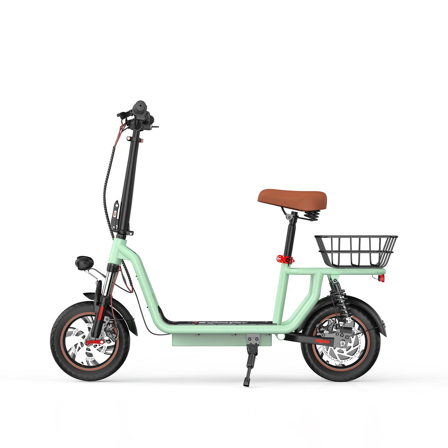 iScooter i12 Adult Daily commuting E-Scooter 500W Motor 36V7.5Ah Battery 12 Inch Tires City Outdoor E-Scooter Foldable Electric Scooter grön