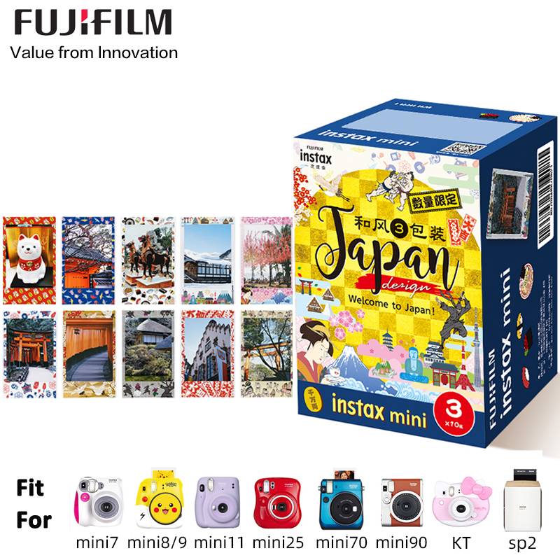 Fuji Instax Mini Japan Film 10-50 Sheets For Fujifillm Instant Mini 12 11, 9, 8, 7sCamera For SP-1/2 Printer (Expiry Date: 2025)