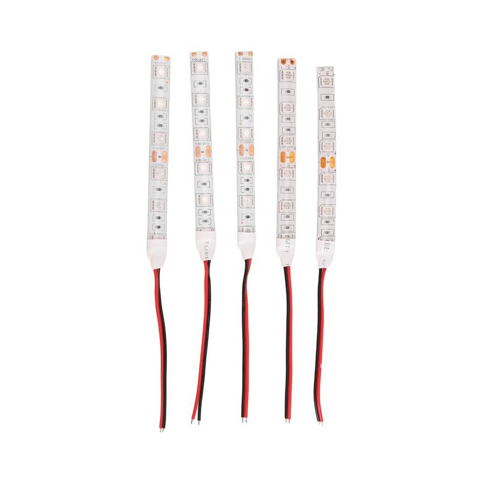 5 St 10 Cm VattentäTa Blå 5050 Led Stripljus 12V Husvagn BåT Bil