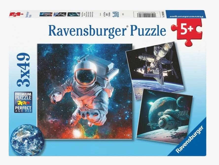 Ravensburger Pussel - Rymdäventyr 3x49 bitar