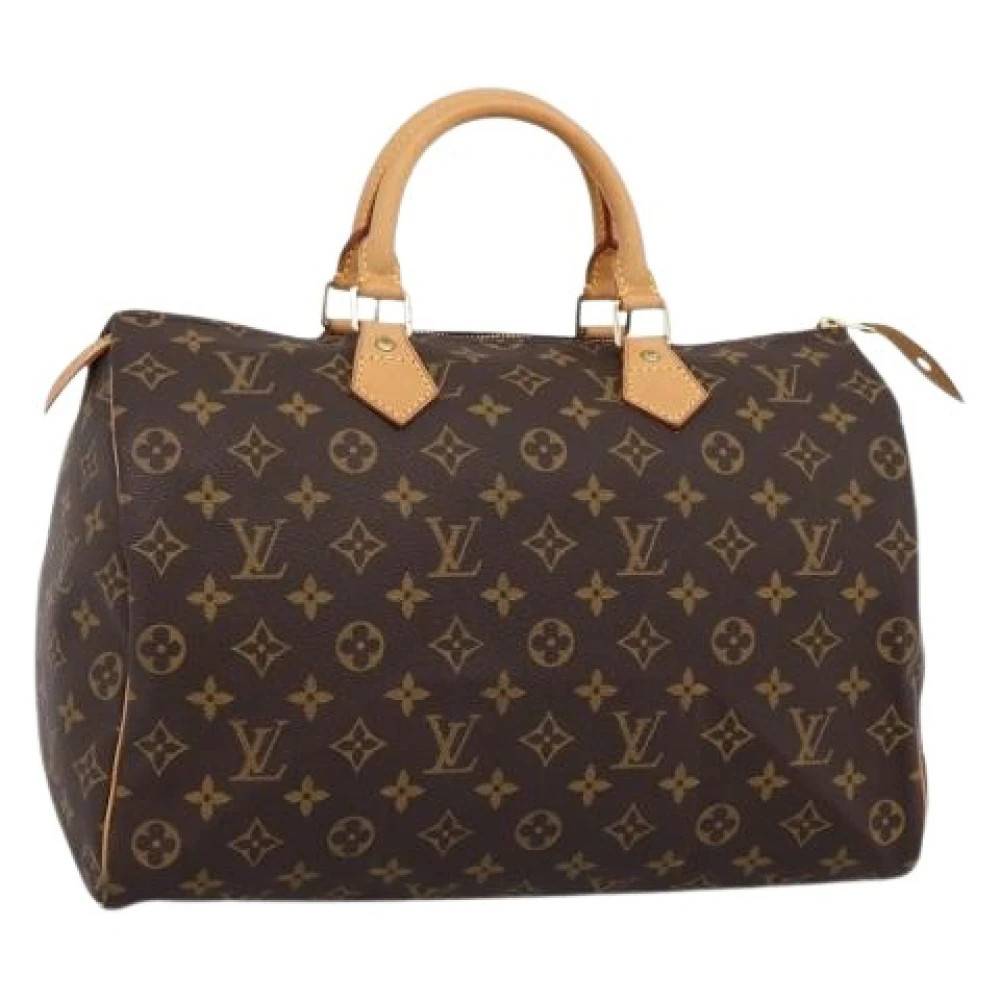 Louis Vuitton Vintage Pre-owned Monogram Håndtaske - Vintage - Dame - Brun - ONE SIZE - Læder
