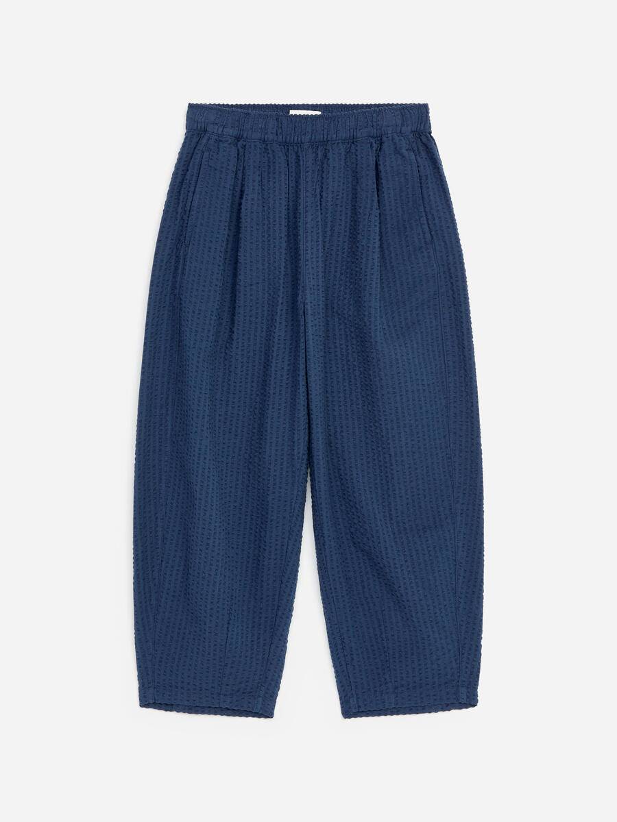 ARKET Seersucker Ballon Trousers -Blue, 134