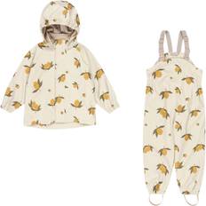 Konges Sløjd Rainy Palme SET Stl. 4Y fepojkar - Regnkläder Från Magasin - P99103 (4Y)
