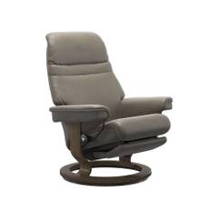 Stressless® Sunrise (L) Classic Power lænestol - Mole