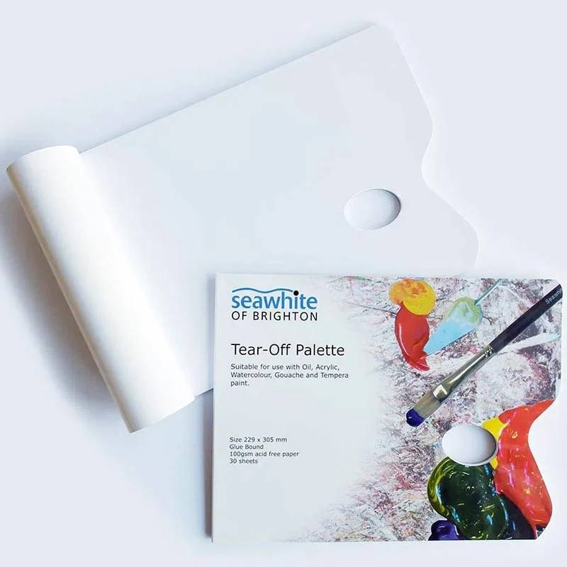 Rivpalett Seawhite 22x30cm 30 ark