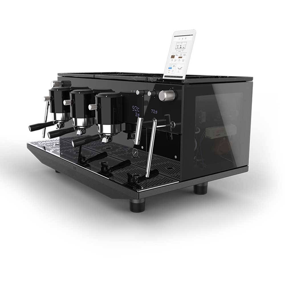 Iberital -VISION - Espressomaskin - GLASS - 3 gruppsmodell