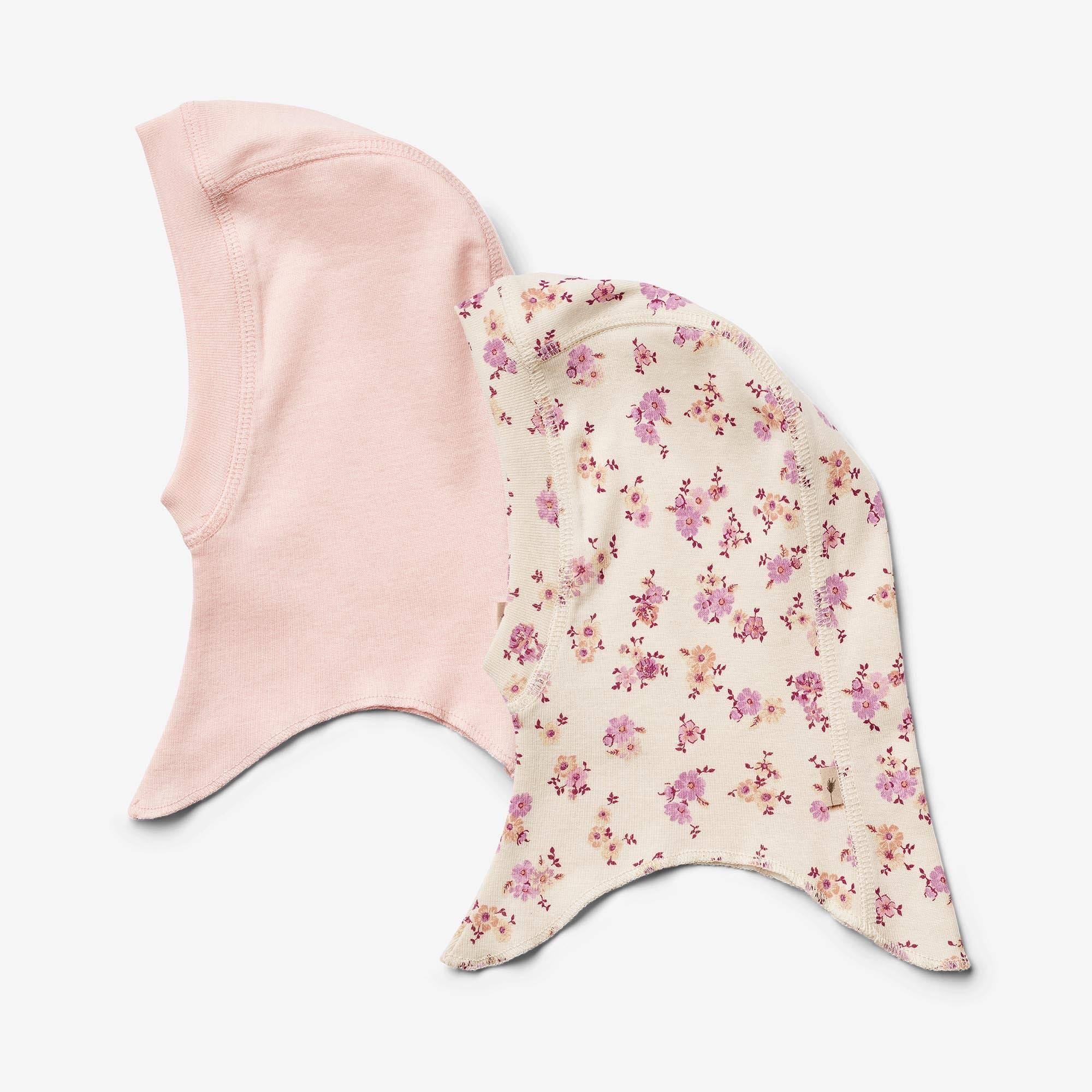 WHEAT® - Sæt af to Elefanthuer Amel - shell flowers - Str 3-9m/44-47cm.