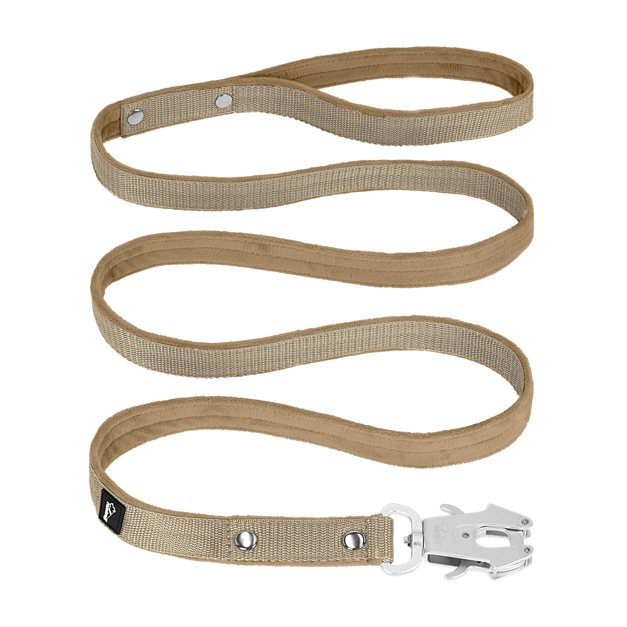 Walk Leash Beige - Säkert nylonkoppel i olika längder - Default Title