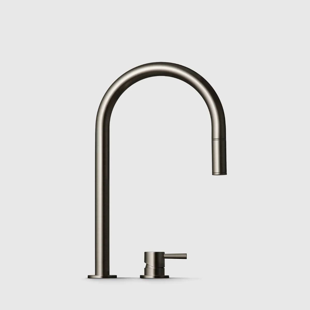 Köksblandare Tapwell EVO018 Borstad Nickel
