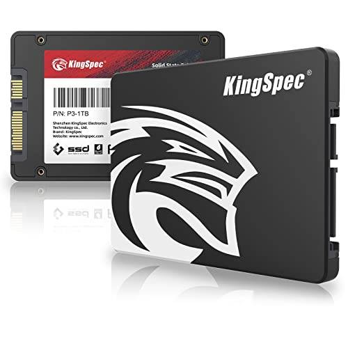 KingSpec 1TB 2,5" SATA SSD Hårddisk Intern SATA 3 Intern SSD 3D NAND Flash, kompatibel med stationär dator/bärbar dator