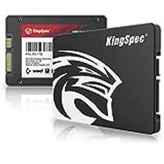 KingSpec 1TB 2,5" SATA SSD Hårddisk Intern SATA 3 Intern SSD 3D NAND Flash, kompatibel med stationär dator/bärbar dator