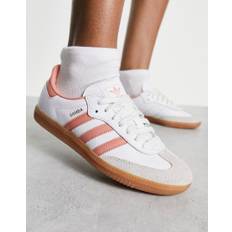 adidas Originals - Samba OG - Hvide og ferskenfarvede sneakers