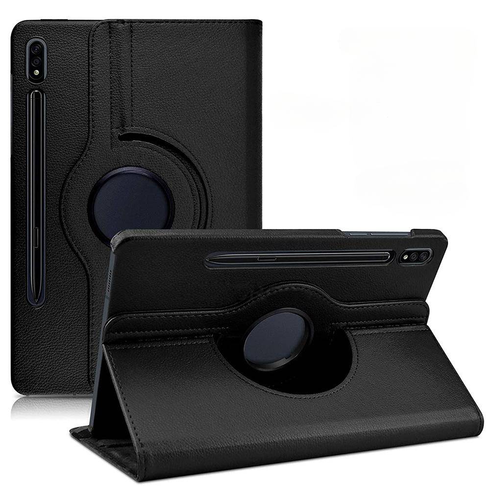 360 Roterande Tablet Fodral för Samsung Galaxy Tab S7 FE S7 S8 S9 Plus 12,4 tums Flip Stand Cover för Samsung Tab S8 S9 Ultra A9 Plus Läderfodral