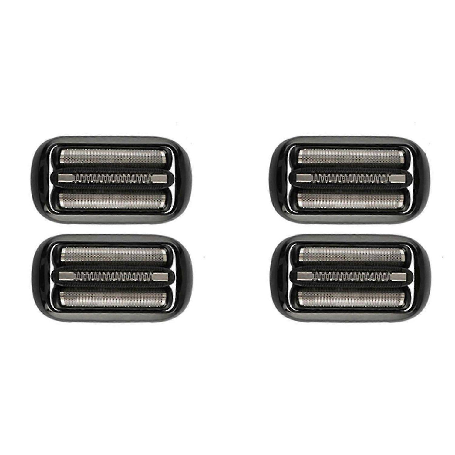 4-pack Serie 5/6 53B Ersättningshuvud för Braun Elektrisk Foliehyvel 5020Cs 5018S 5035S 5049Cs 5050Cs 6020S 6040Cs