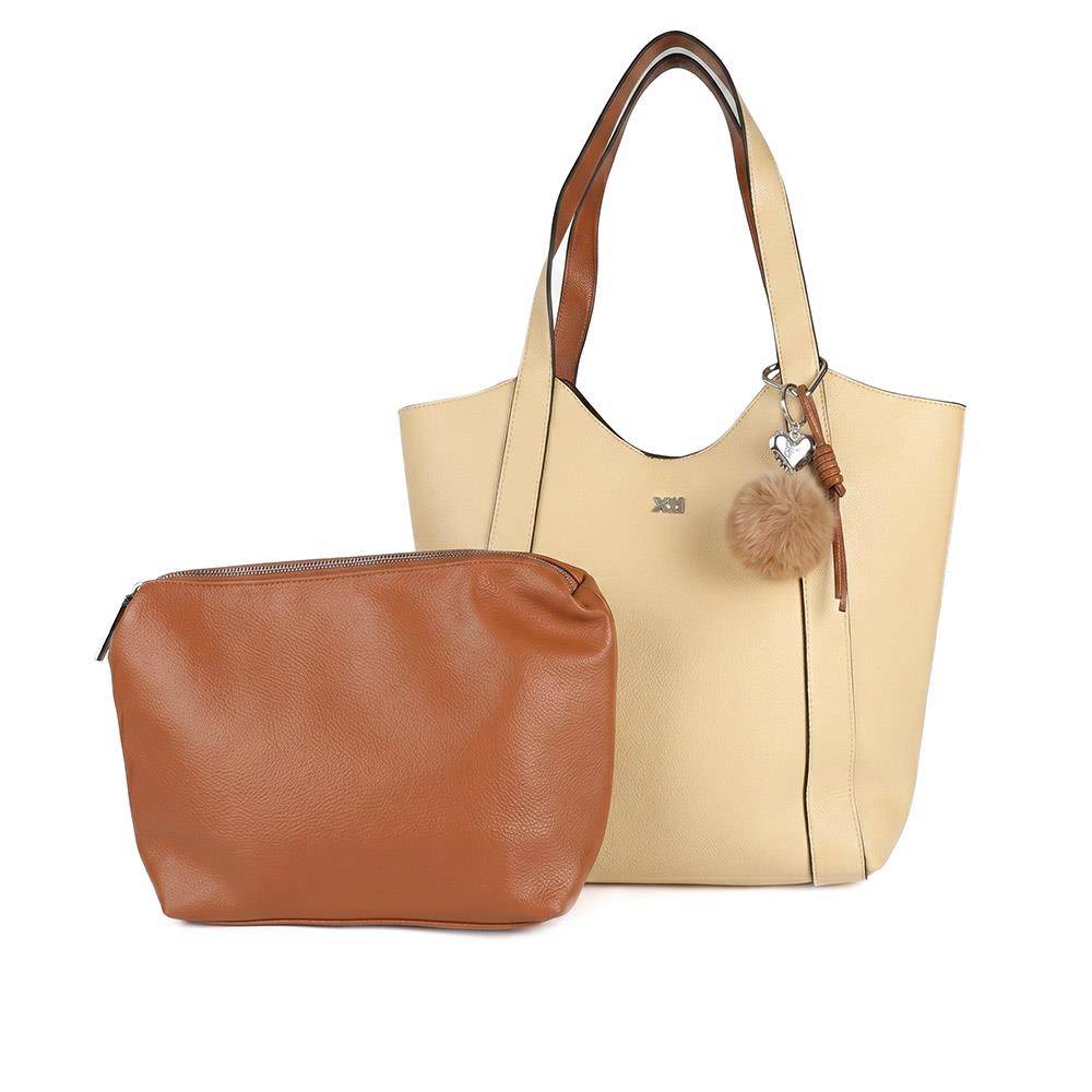 XTI Handbag With Internal Zip Bag - XTI44002 / 330 466 - Yellow
