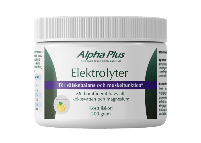 Alpha Plus Elektrolyter Citronsmak 200 g