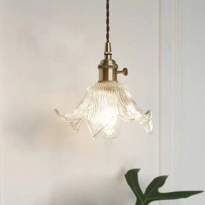 OpulentGlow Pendel – Elegant Glas Taklampa - Transparent / N