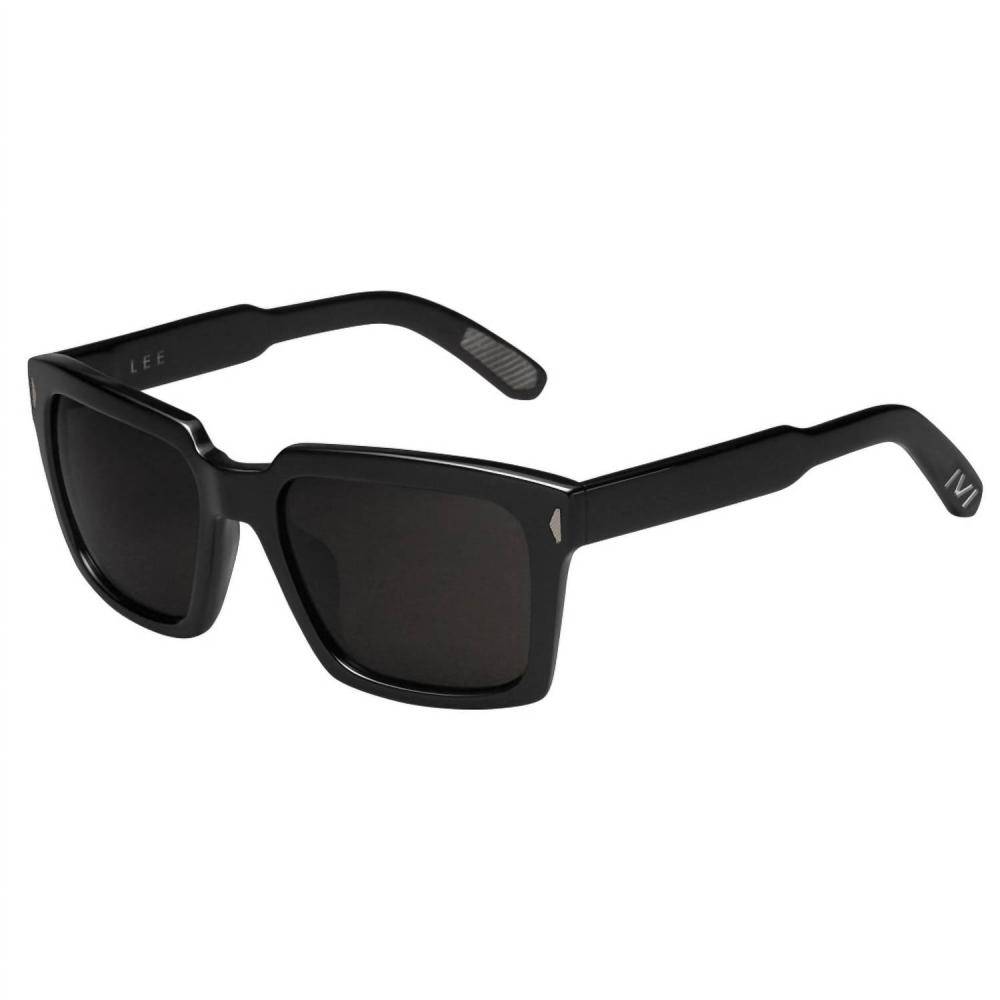 Ivi Vision Unisex Lee Polished Polarized Lens In Black Grey Black Grey One Size