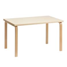 Artek - Aalto Bord 81B - Klarlackad Björkfanér - Spiseborde - Alvar Aalto - Træ farvet - Træ
