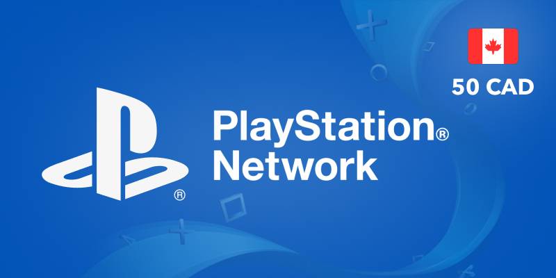 PlayStation Network Gift Card 50 CAD - Standard
