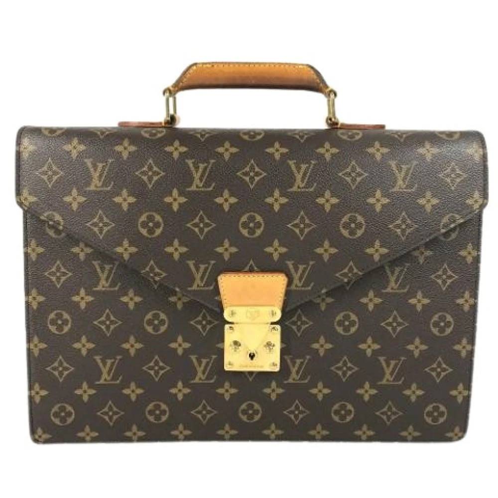 Louis Vuitton Vintage Pre-owned Briefcase Håndtaske Tote Bag - Vintage - unisex - Brun - ONE SIZE -