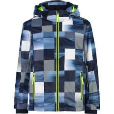 Boy Ski Jacket With Hood WP5000 - Antracite-Arancio / 152