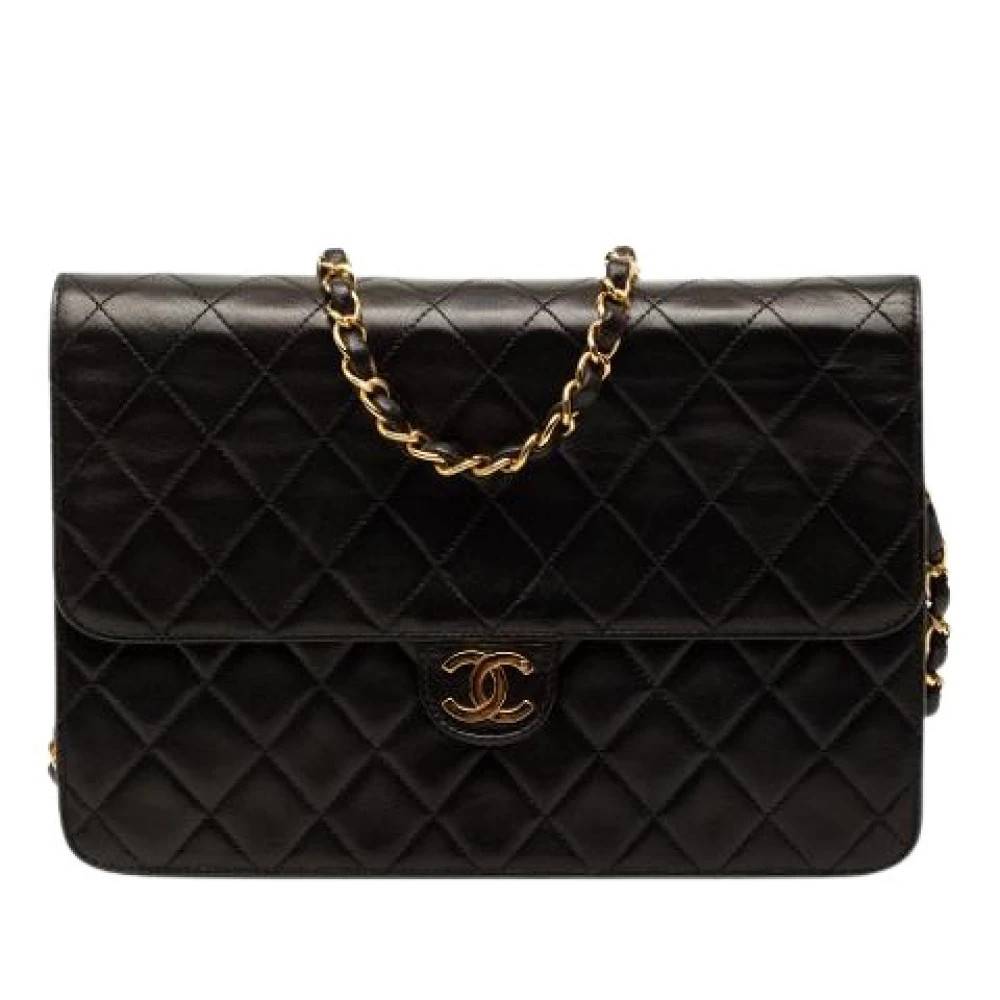 Chanel Vintage Pre-owned Classic Flap Crossbody - Vintage - Dame - Sort - ONE SIZE - Uld