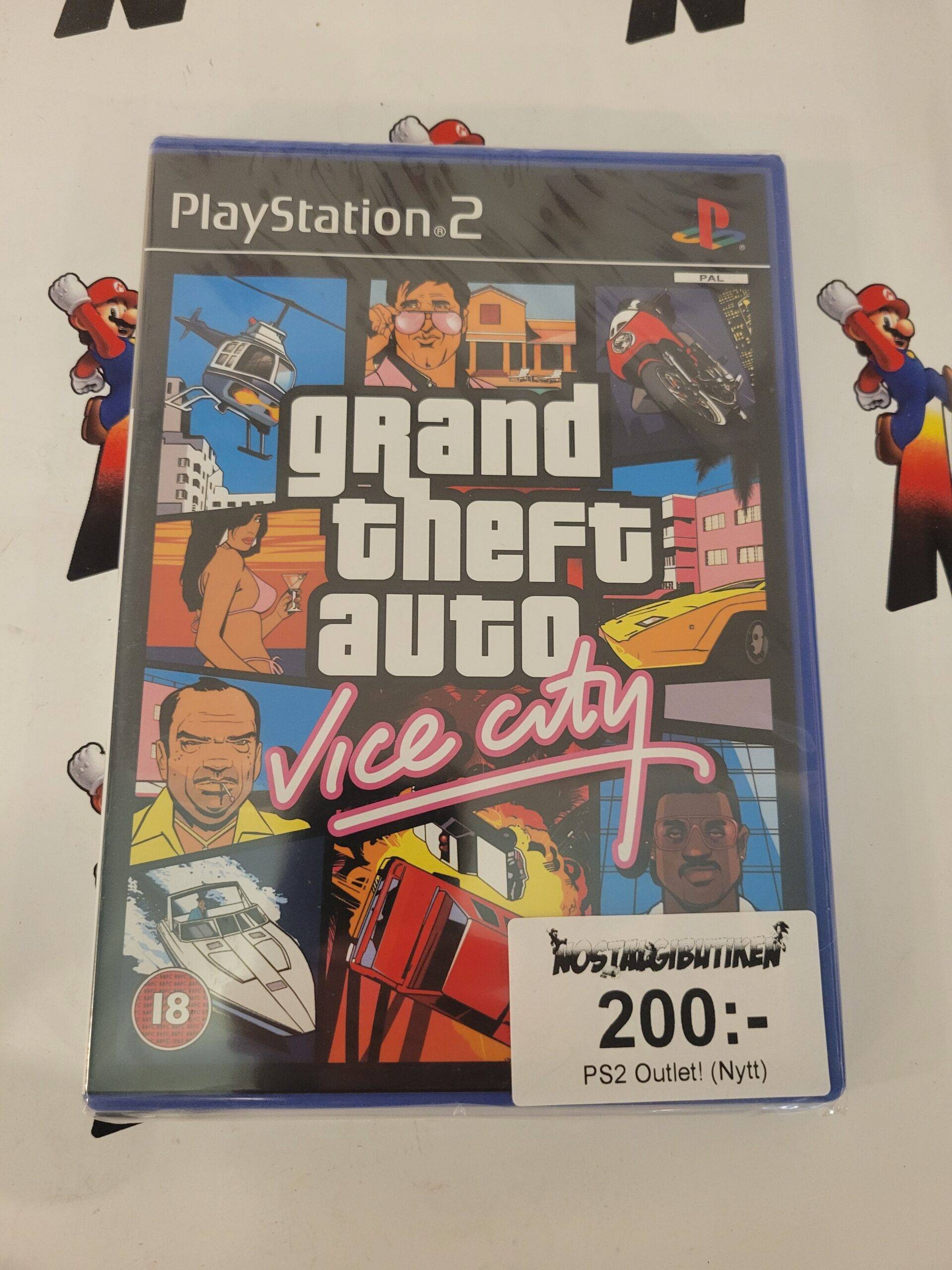 PS2 GTA Vice City (utan karta) (utan bok)