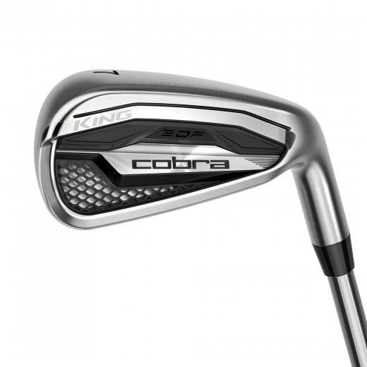 Cobra King - 6 klubbor (Fattning: Vänster, Skaft: KBS - Tour Lite Stiff, Uppsättning: 5-PW, Grepp: Lamkin - Crossline 360 Black)