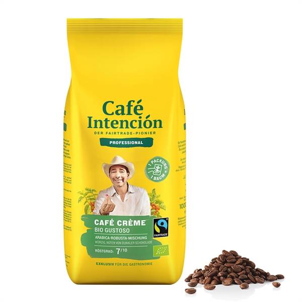 Café Intención Café Crème Bio Gustoso Øko bønner.