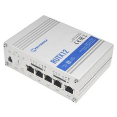 Teltonika RUTX12 DUAL LTE Cat6 router med dubbla SIM-kort, WiFi och BLE