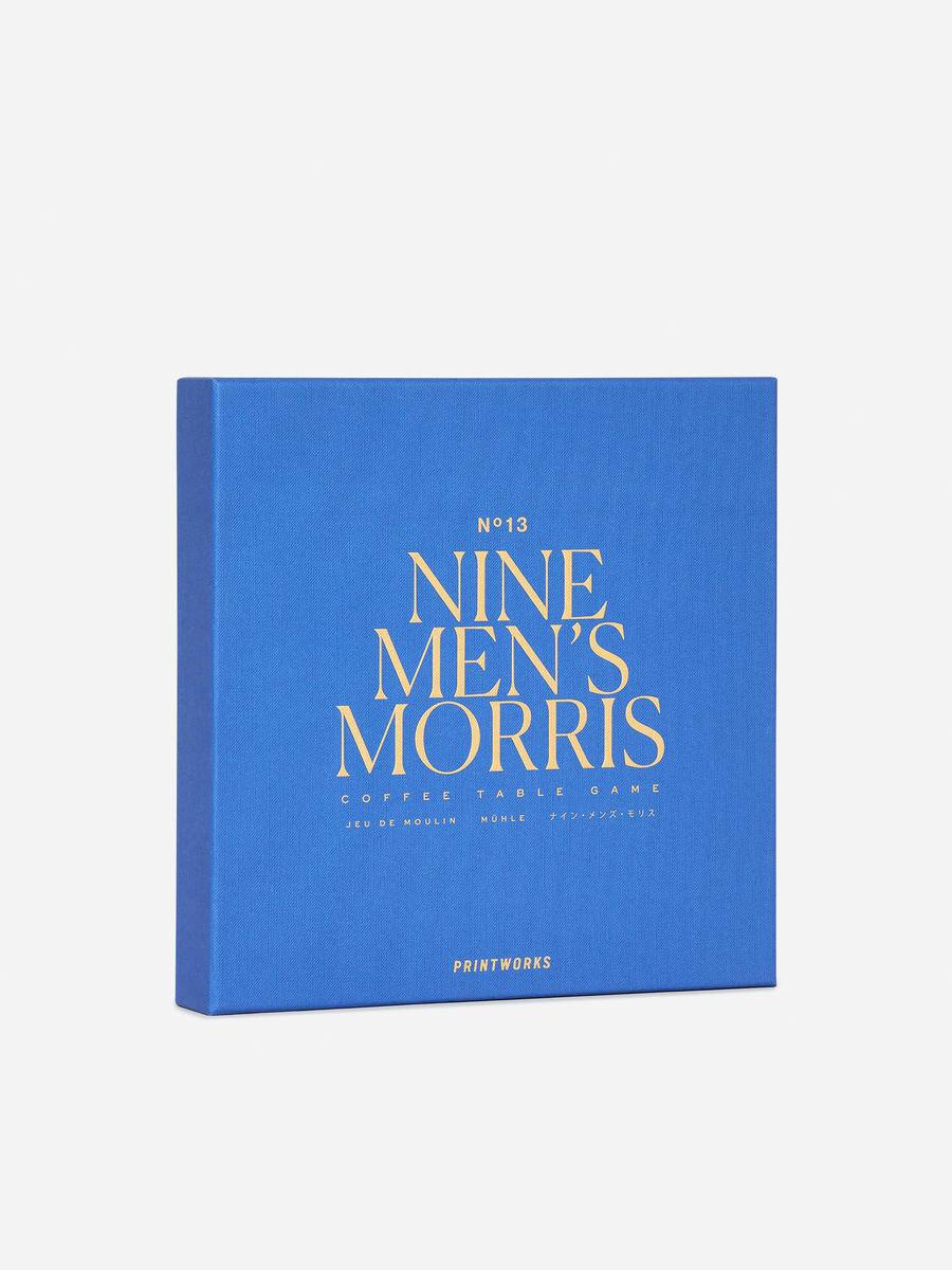 ARKET PRINTWORKS Nine Men's Morris Board Game -Blue, NOSIZE