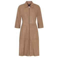 Btfcph Dress With Zipper Skind 100201 Taupe W. Light Gold Acc. (46)