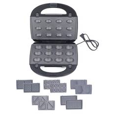 Electric Sandwich Maker Panini Press Donut Maker Machine Waffle Maker with 10 Removable Non Stick L