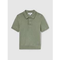 Reiss Reiss Herb Green Manor 3-9 yrs Merino Polo Shirt - 5 - 6 Years (110 - 116cm)